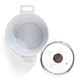 MGC Pot for Soup Ceramic Non-Stick soup pot with lid French soup pots PFAS-Free White